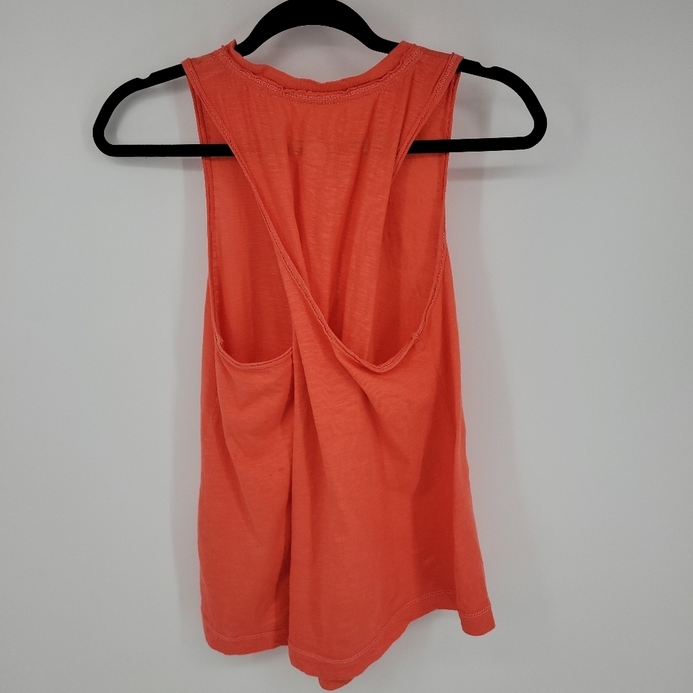 Anthropologie Womens Sun Keep Kindness Twist-Back Graphic Tank 100% Cotton Sz XS - Picture 4 of 13